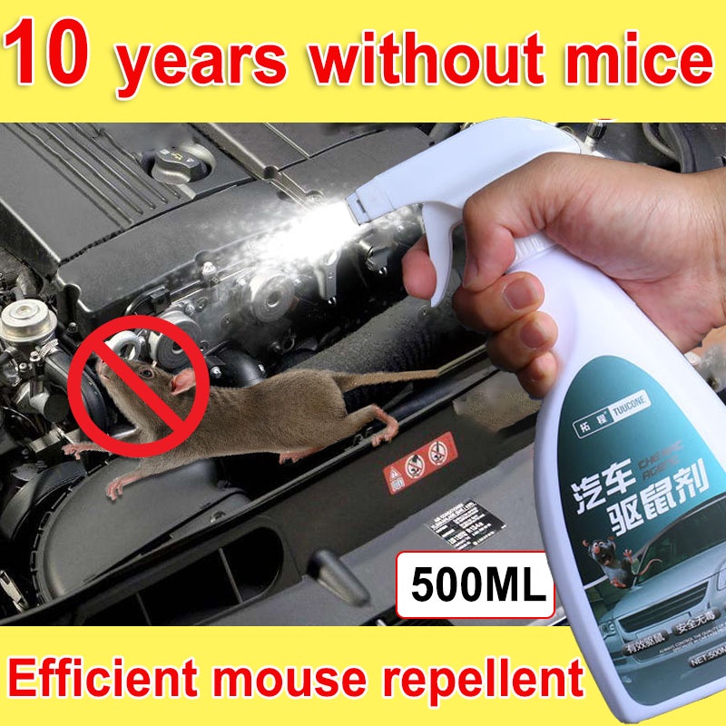 No more mice Rat repellent spray 500ML, safe and harmless, for use in