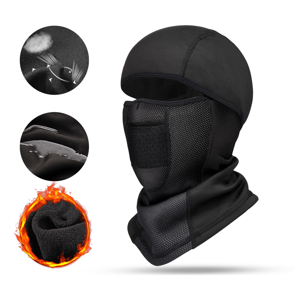 Winter Full Face Mask Cold Weather Gear Balaclava Cycling Cap for