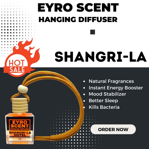 Shangrila scent Hanging Car Diffusers 10ml Car Freshener Diffuser Air