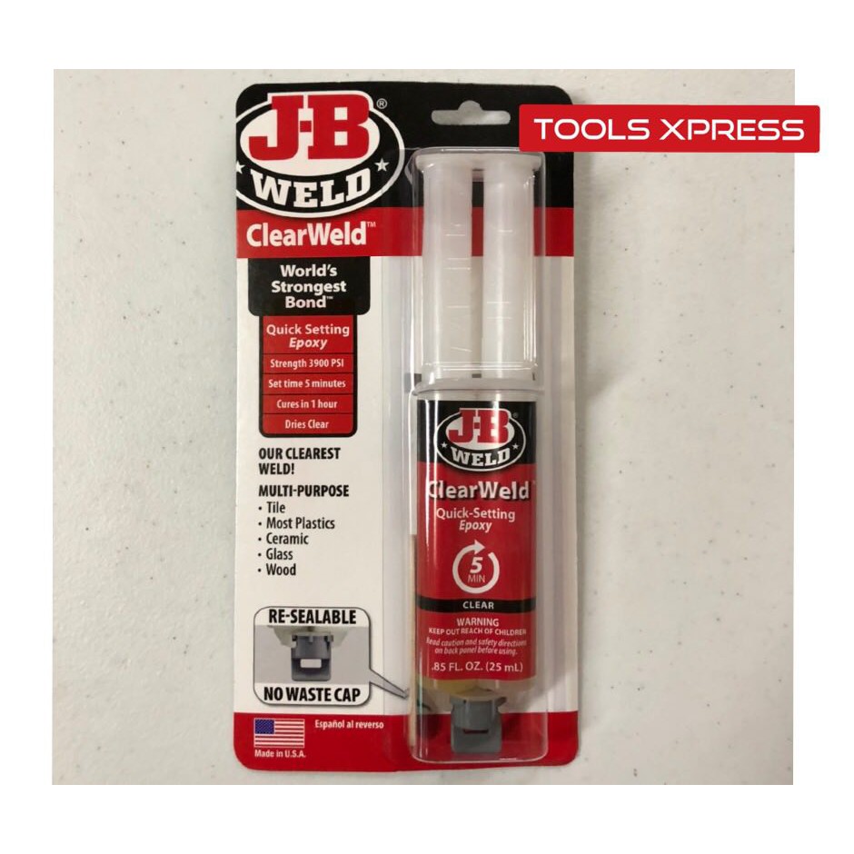 JB Weld Clear Weld QuickSetting Epoxy Shopee Philippines