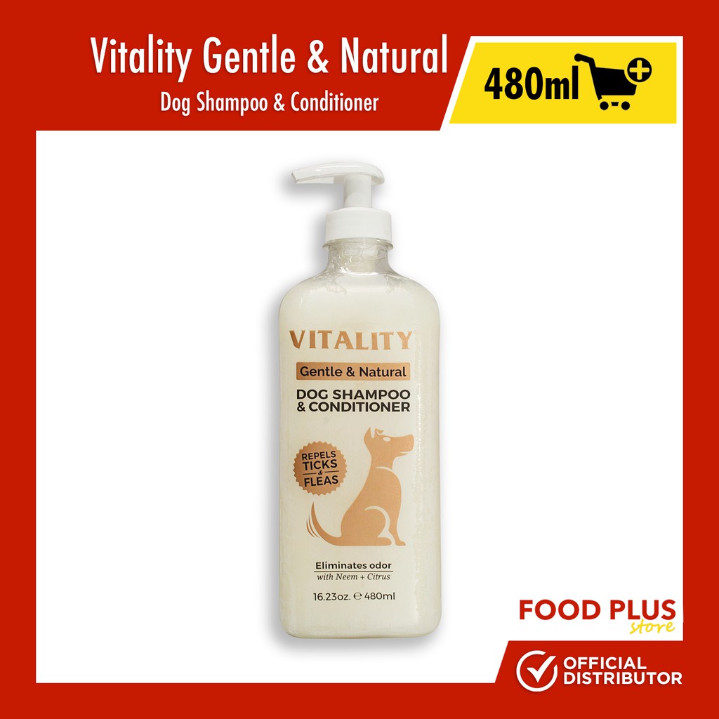 Vitality Dog Shampoo and Conditioner 480ml Shopee Philippines