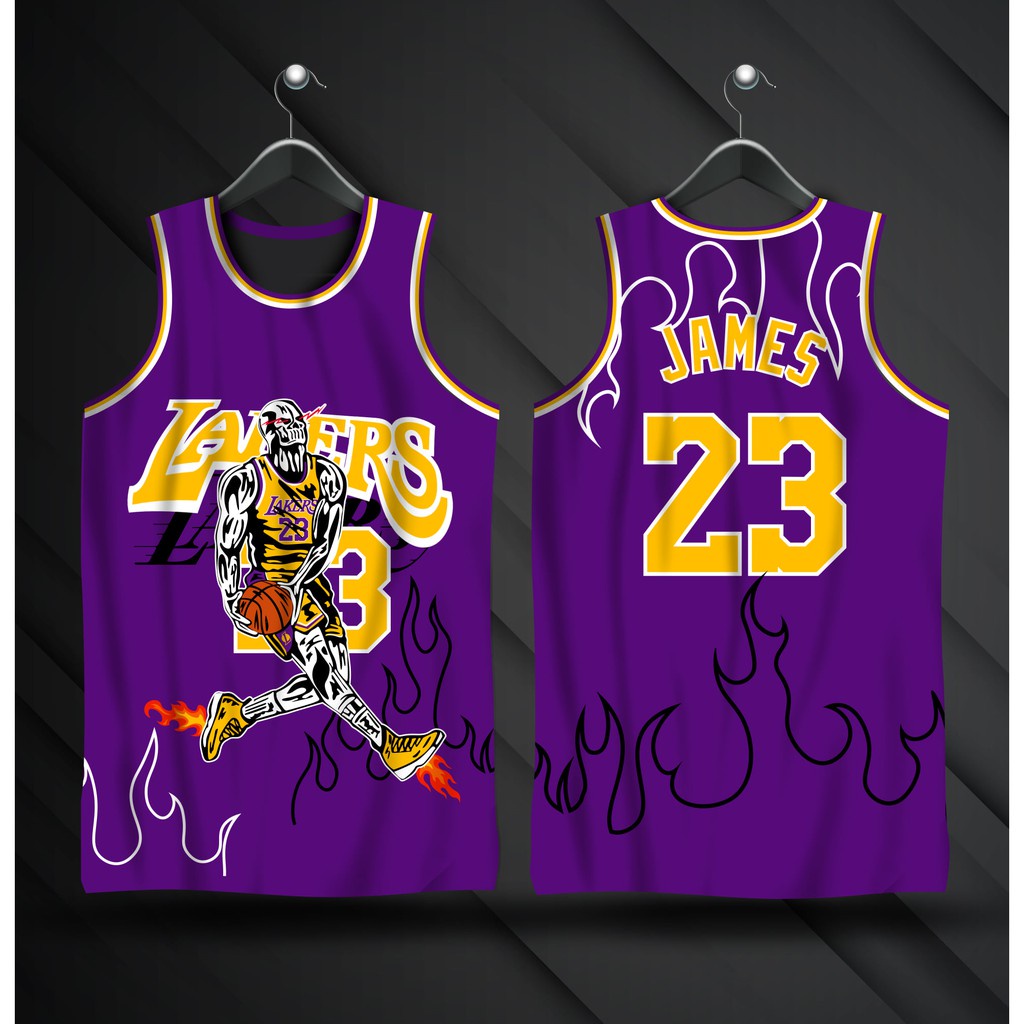 WARREN LOTAS x LOS ANGELES LAKERS LEBRON JAMES 23 Jersey EMPHIRE