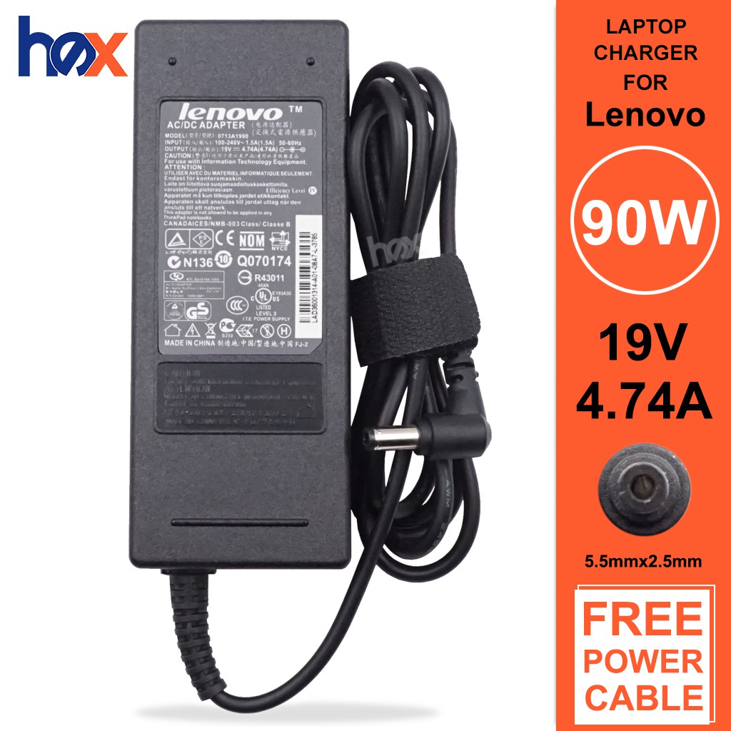 Lenovo IdeaPad Z370 Z470 Z570 Y58059RF Laptop Charger Adapter Shopee