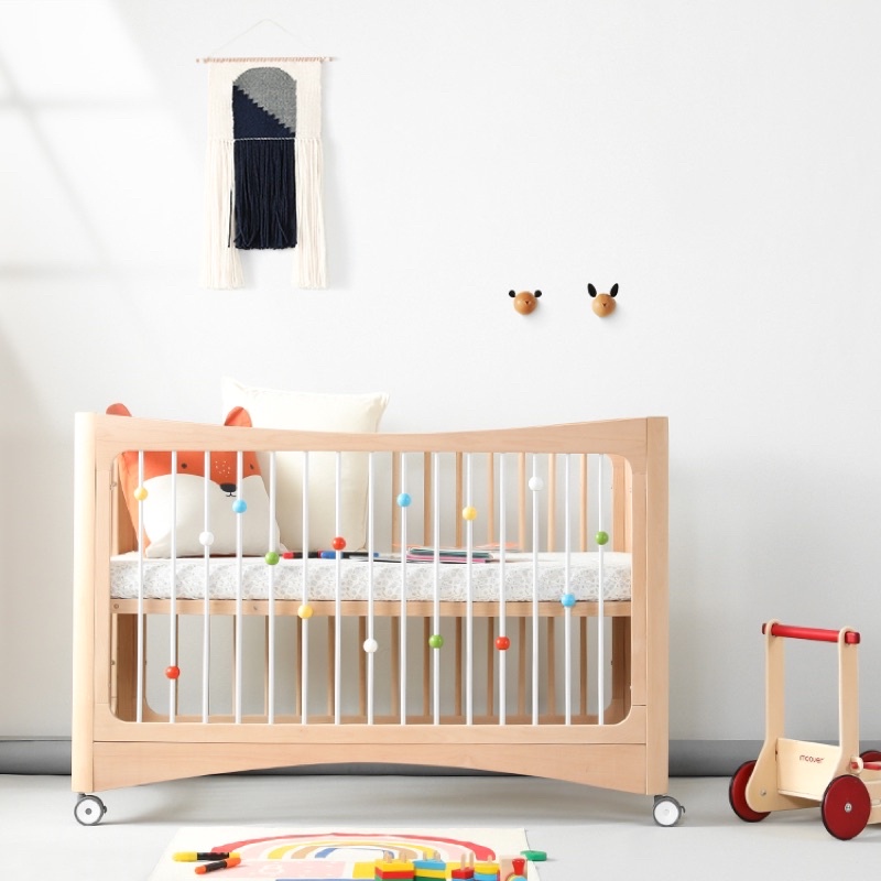 Aaron 6 in 1 Convertible Wooden Crib Shopee Philippines