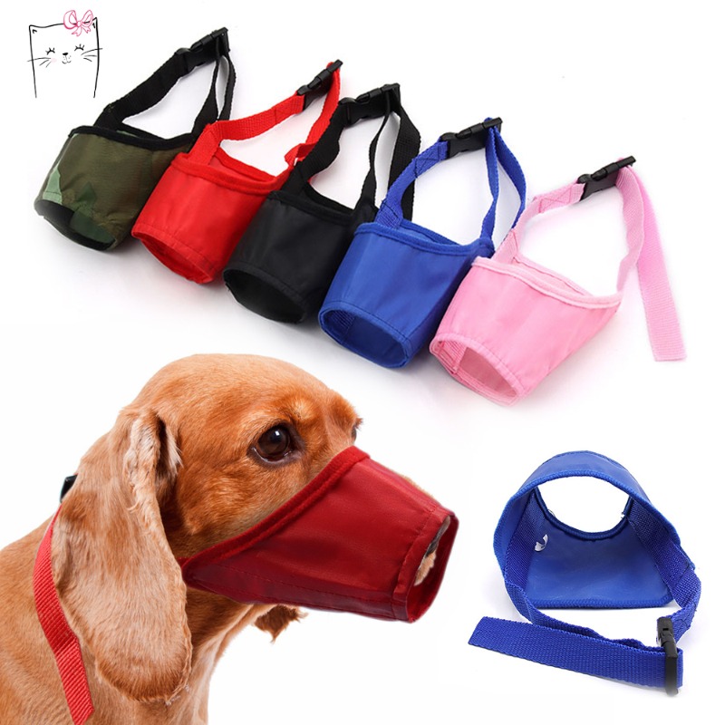 dog mouth cover Pet dog mouth sets adjustable Muzzle Basket AntiBiting