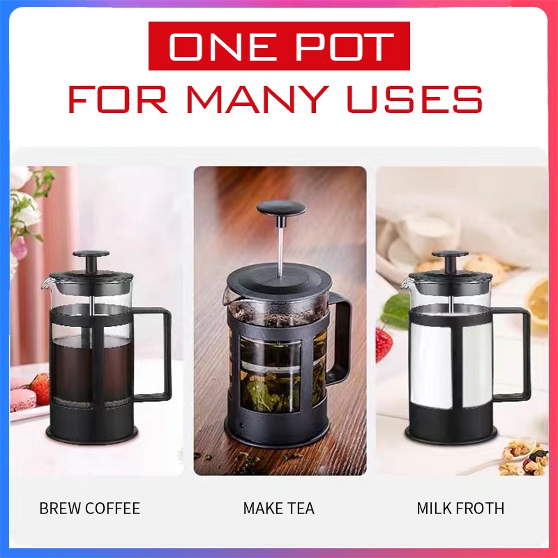 Coffee Press french press coffee maker Tea Maker French Press With FilteR Shopee Philippines