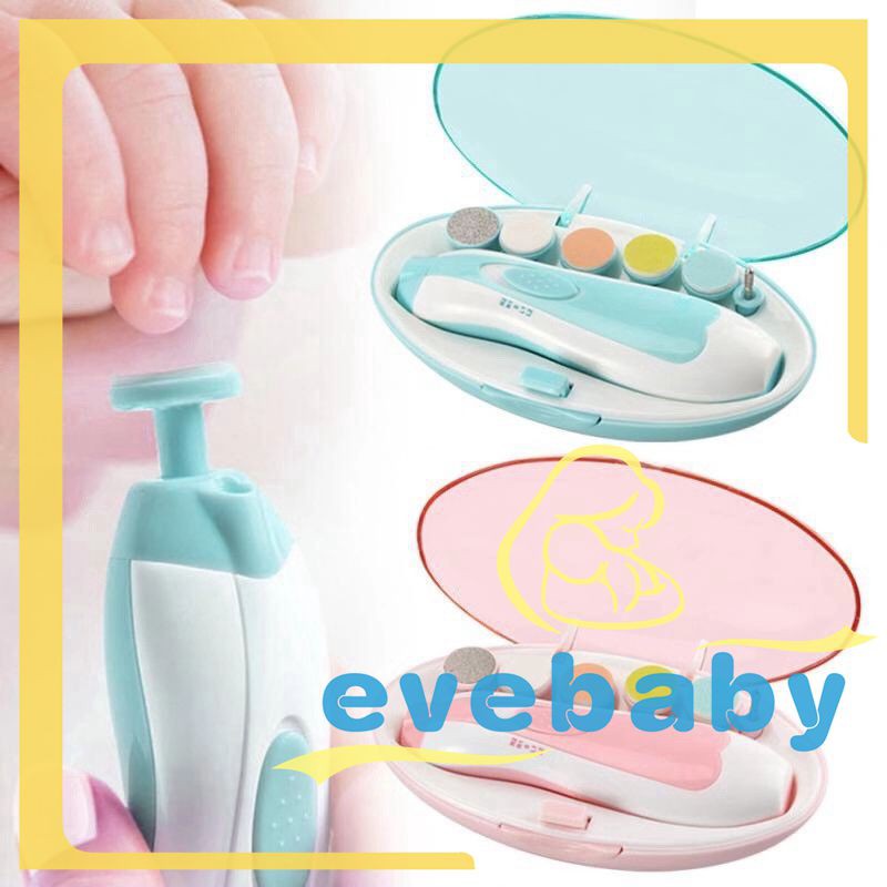 EVEbaby Infant Multifunctional Electric Baby Nail Trimmer Set For