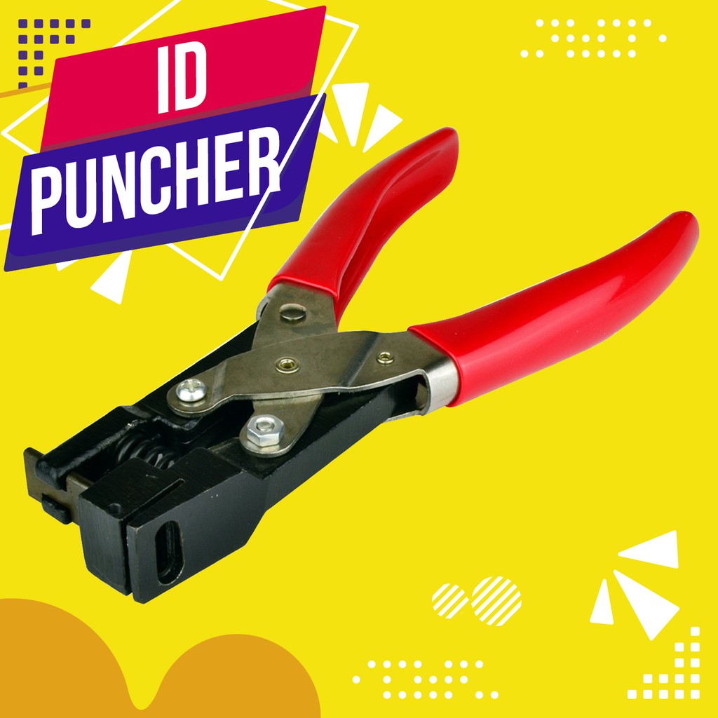 ID Puncher [Oblong/Oval] Rectangular Hole Puncher Shopee