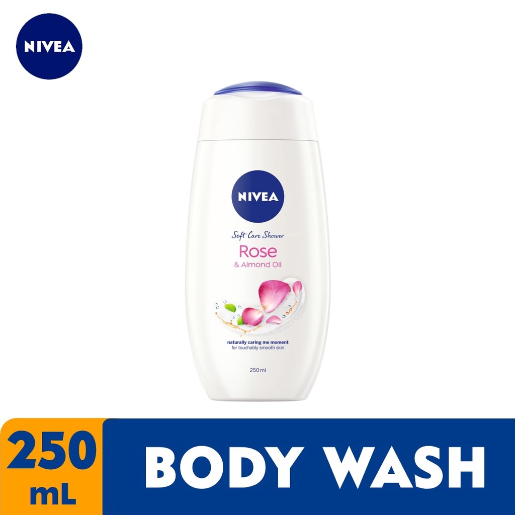 NIVEA Rose & Almond Oil Body Wash 250ml Shopee Philippines