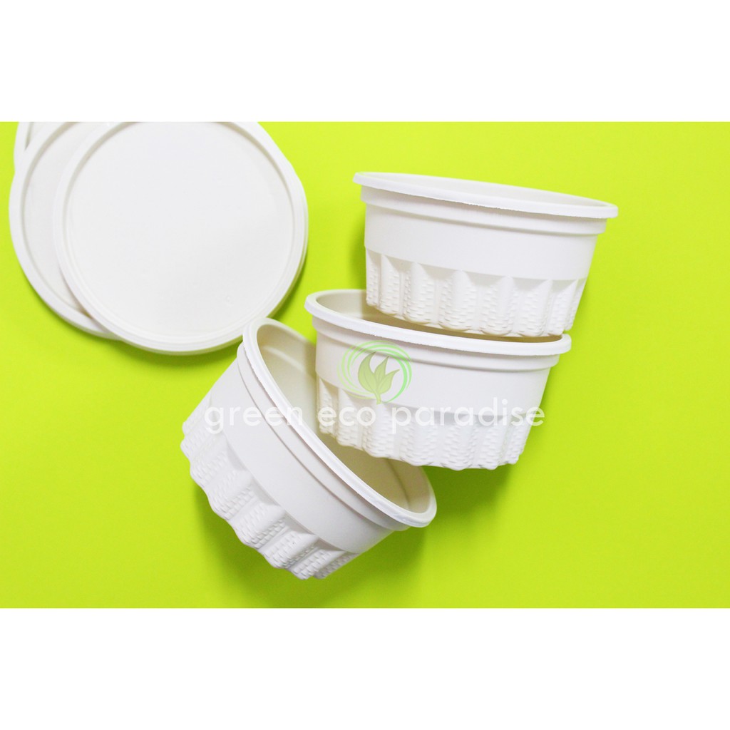 300cc Biodegradable Bowl with Lid 50 pieces [11 OFF] Shopee Philippines