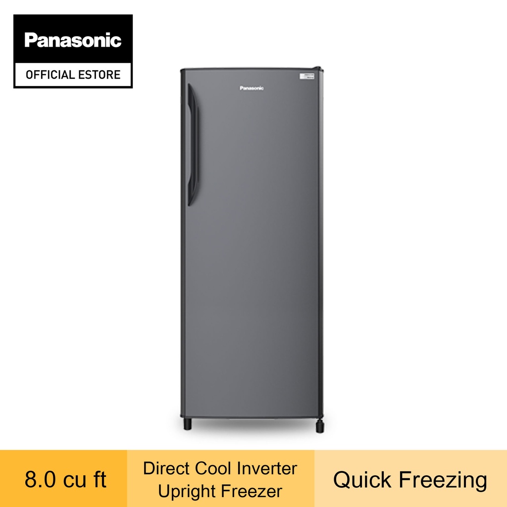 Panasonic NRAQ241FB 8.0 cu ft Direct Cool Inverter Upright Freezer