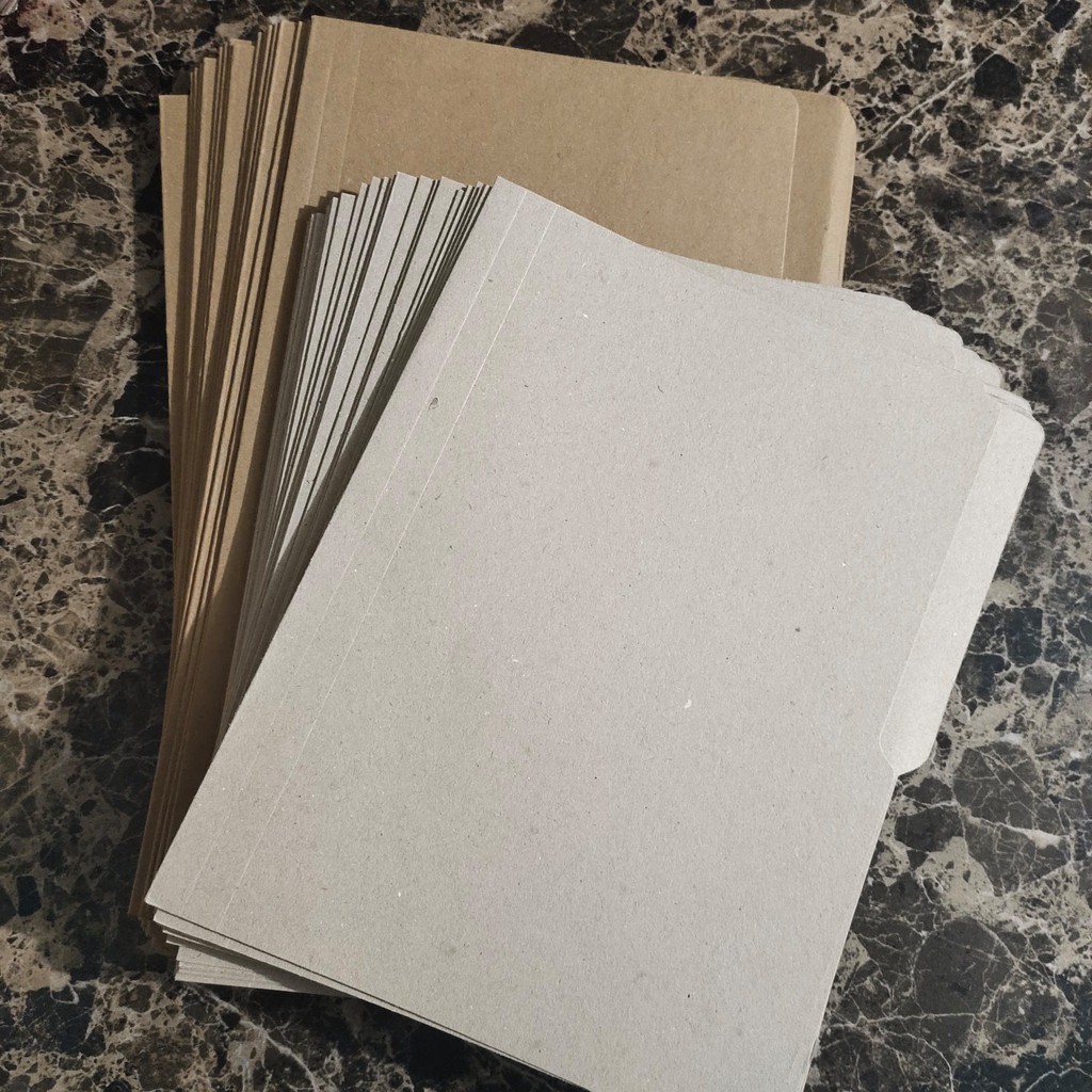 Brown, Kraft Folder by 25s Short and Long Shopee Philippines