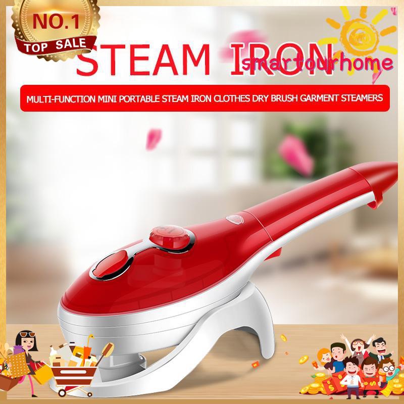 Multifunction Mini Portable Steam Iron Clothes Dry Brush Garment