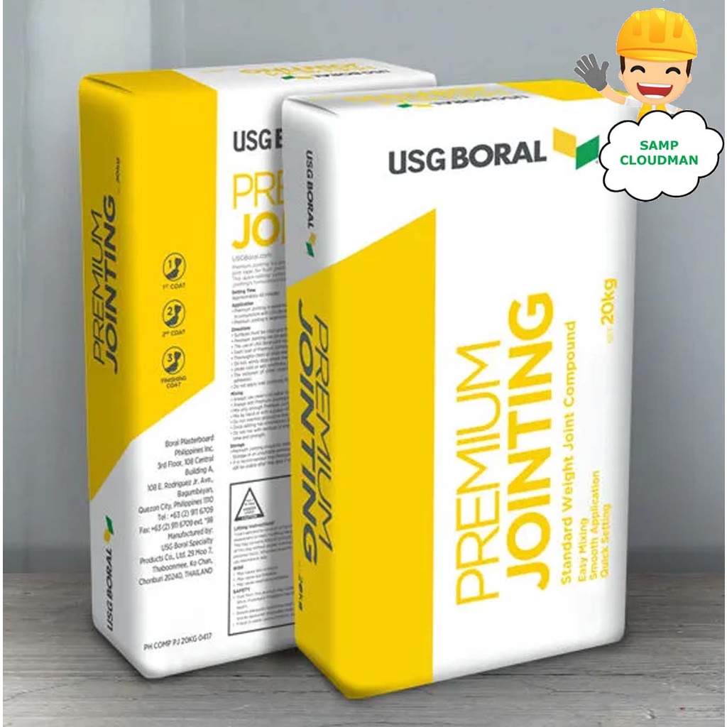 Boral Powder Premium Jointing Compound 20Kg per Bag All Purpose Joint Compound Shopee Philippines