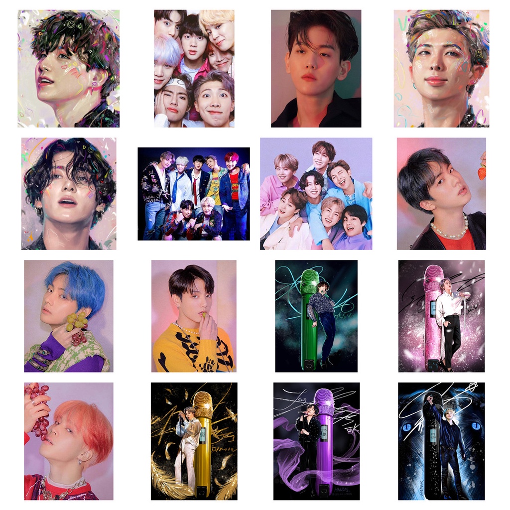 5D Bts Diamond Painting Bts Set Kpop Full Drill DIY Tools Gift Craft