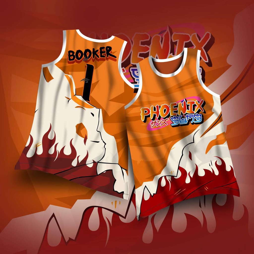 PHOENIX SUNS BOOKER NBA JERSEY DESIGN FULL SUBLIMATION BASKETBALL
