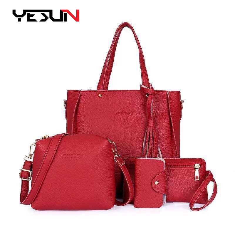 jingpin fashion korean sling bag 4in1 set best seller BG24 Shopee