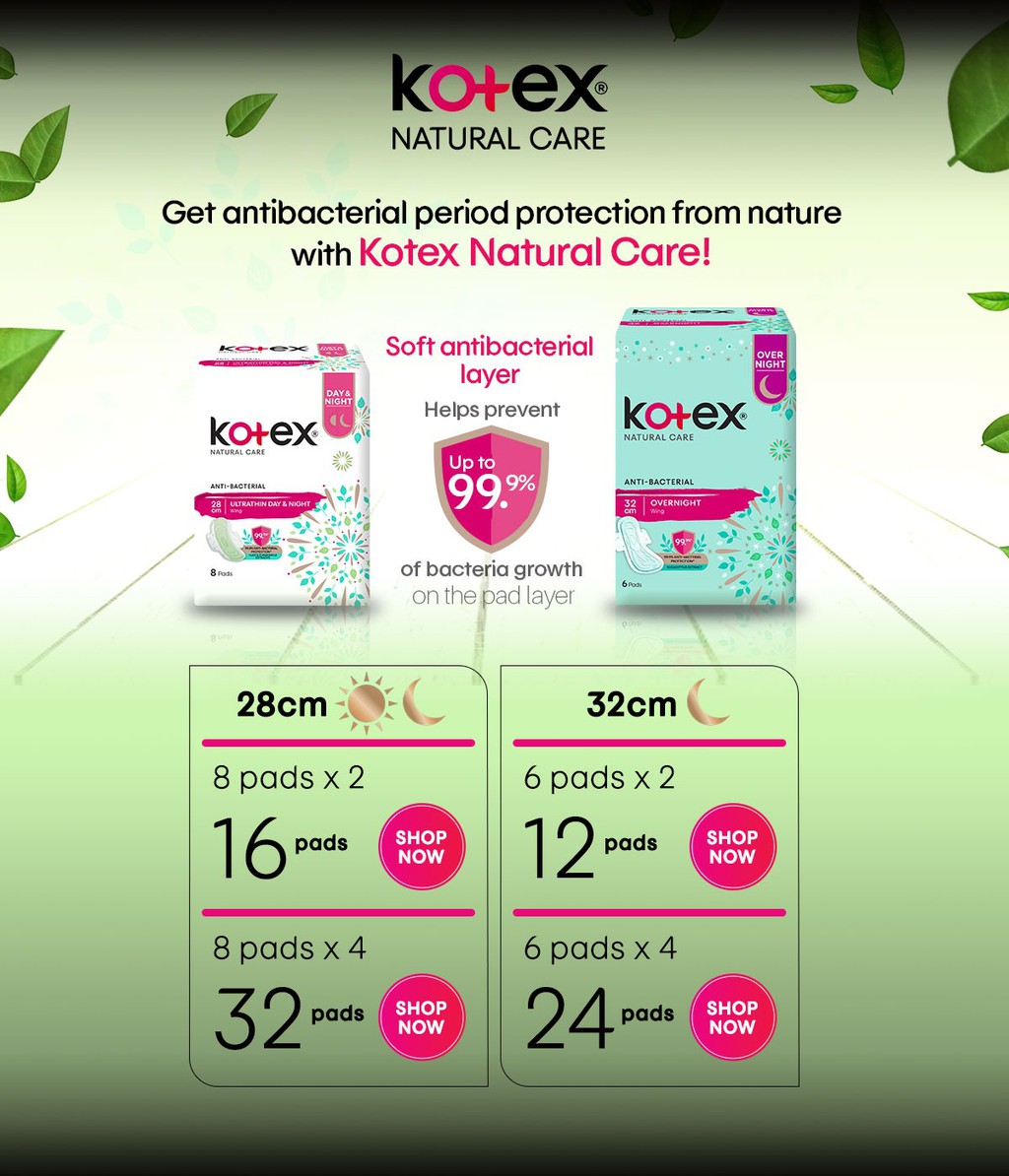 Kotex Official PH, Online Shop Shopee Philippines