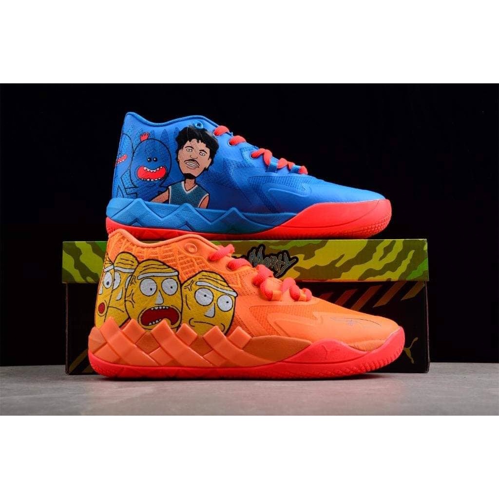 Sintético 95+ Foto Puma Lamelo Ball Rick And Morty Cena Hermosa