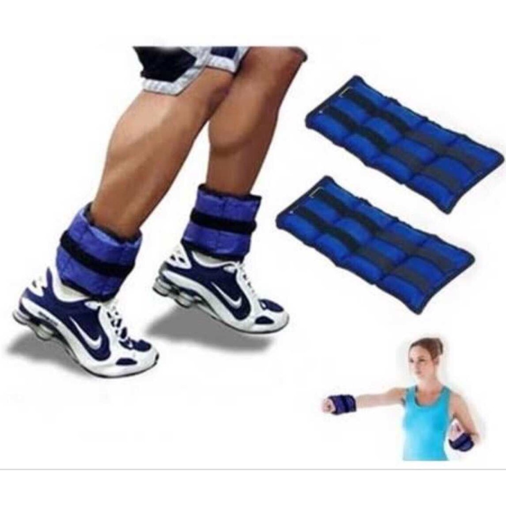 Ankle wrist weights 0.5KG 1KG Running Gym Training Exercise Shopee
