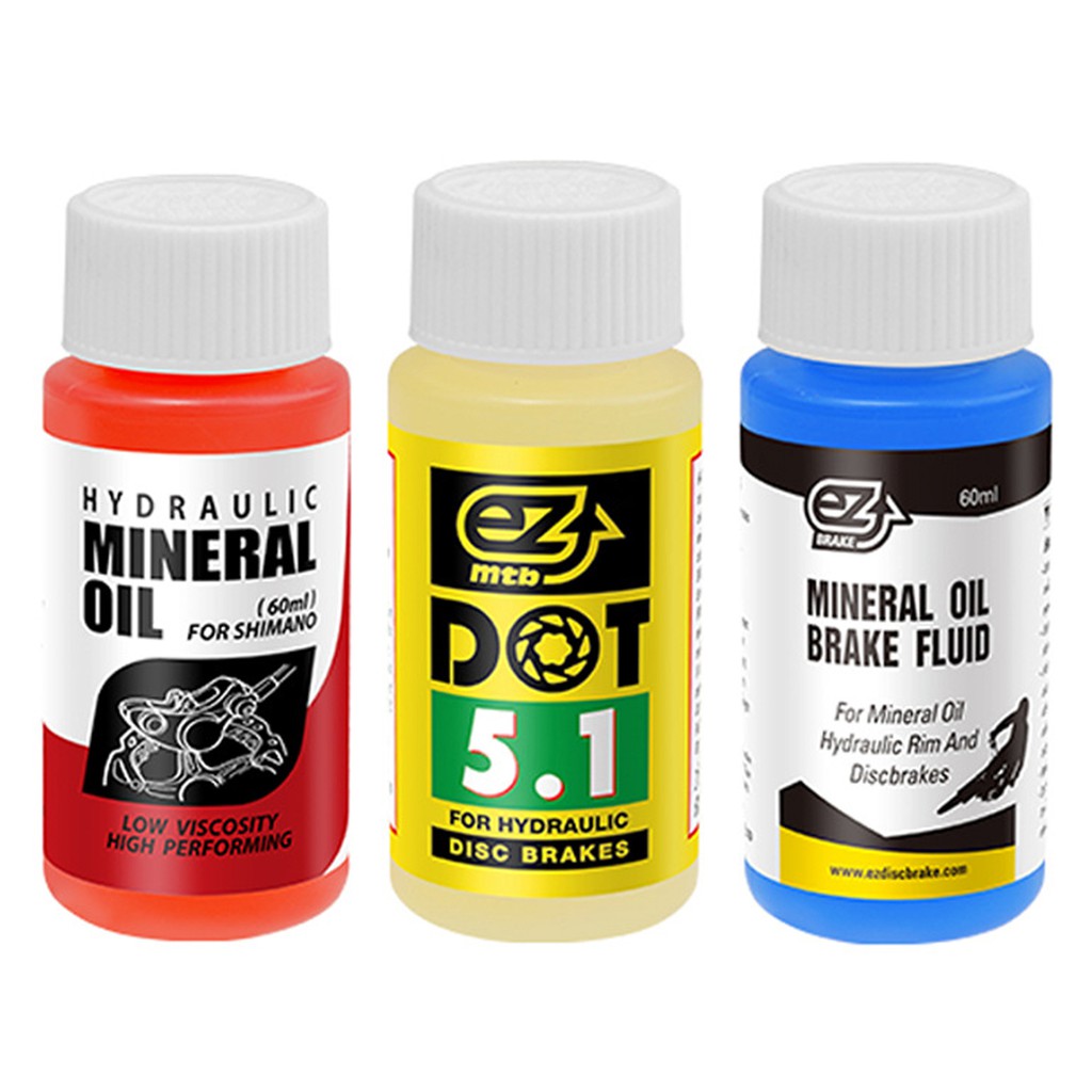 [Code1] EZmtb 60ml Bicycle Brake Mineral Oil System Fluid Hydraulic