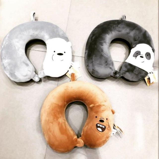 MINISO WE BARE BEARS NECK PILLOW Shopee Philippines