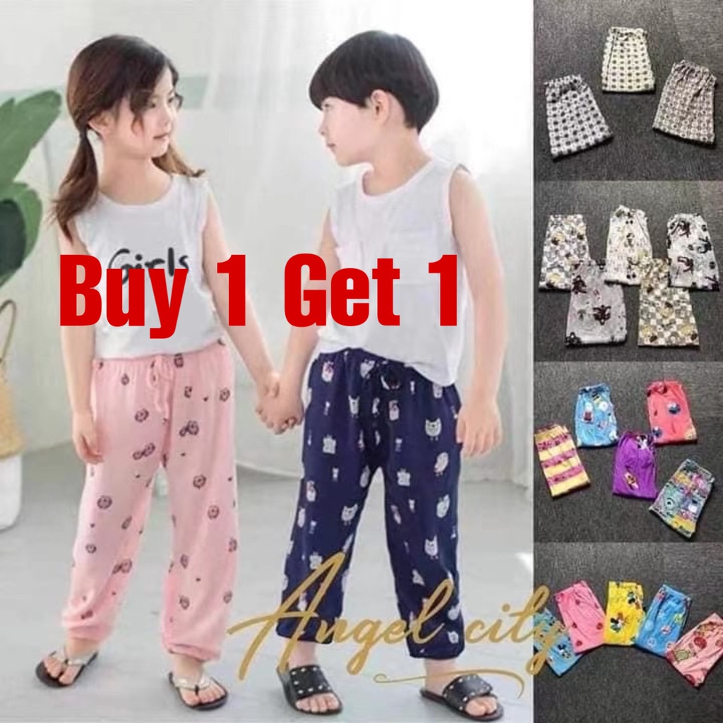 Spandex Cotton Pajama Sleepwear for Kids Assorted Desi00 Shopee