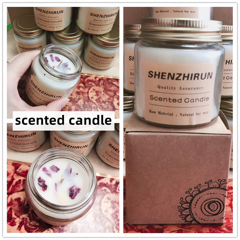 scented candle home fragrance romantic soy wax candle vigil candle tea