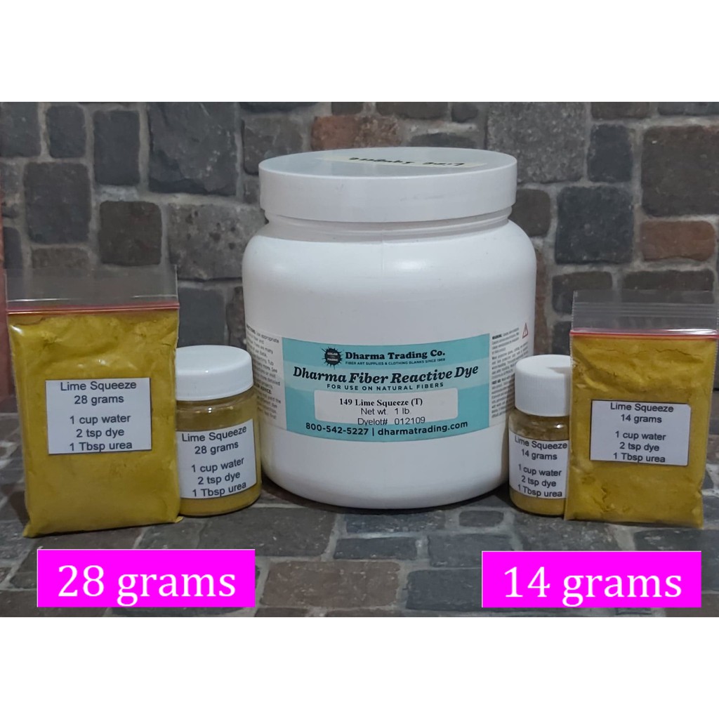 (Lime Squeeze) Dharma Fiber Reactive Procion Dye Shopee Philippines