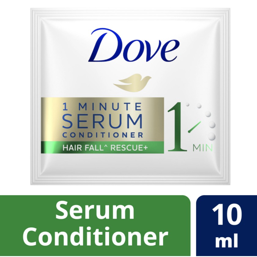 Dove Hair Fall Rescue+ 1 Minute Serum Conditioner 10ml (0.3 fl. oz) x