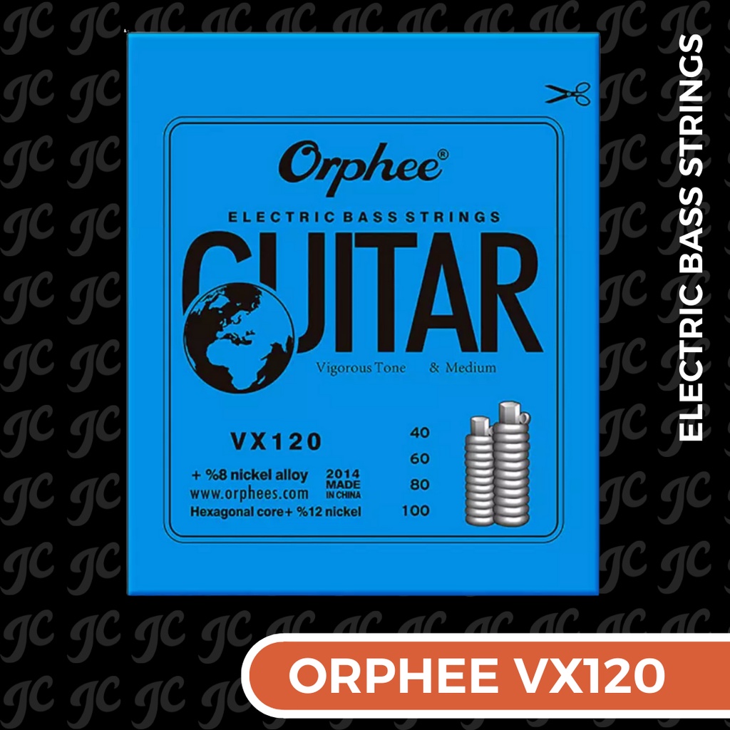 Orphee VX120 VX Series Electric BASS Guitar Strings (Full Set of 4