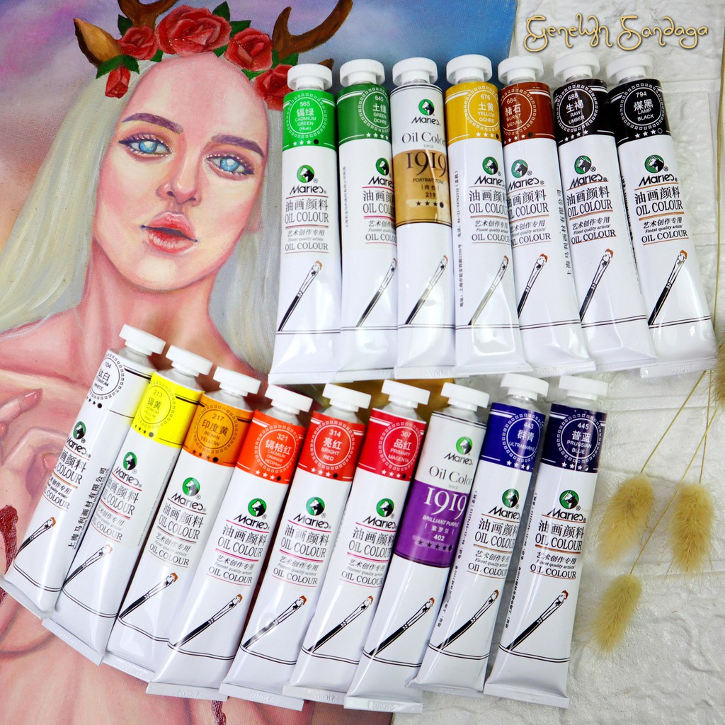 Marie's Oil Paint 50ml (Original) Shopee Philippines