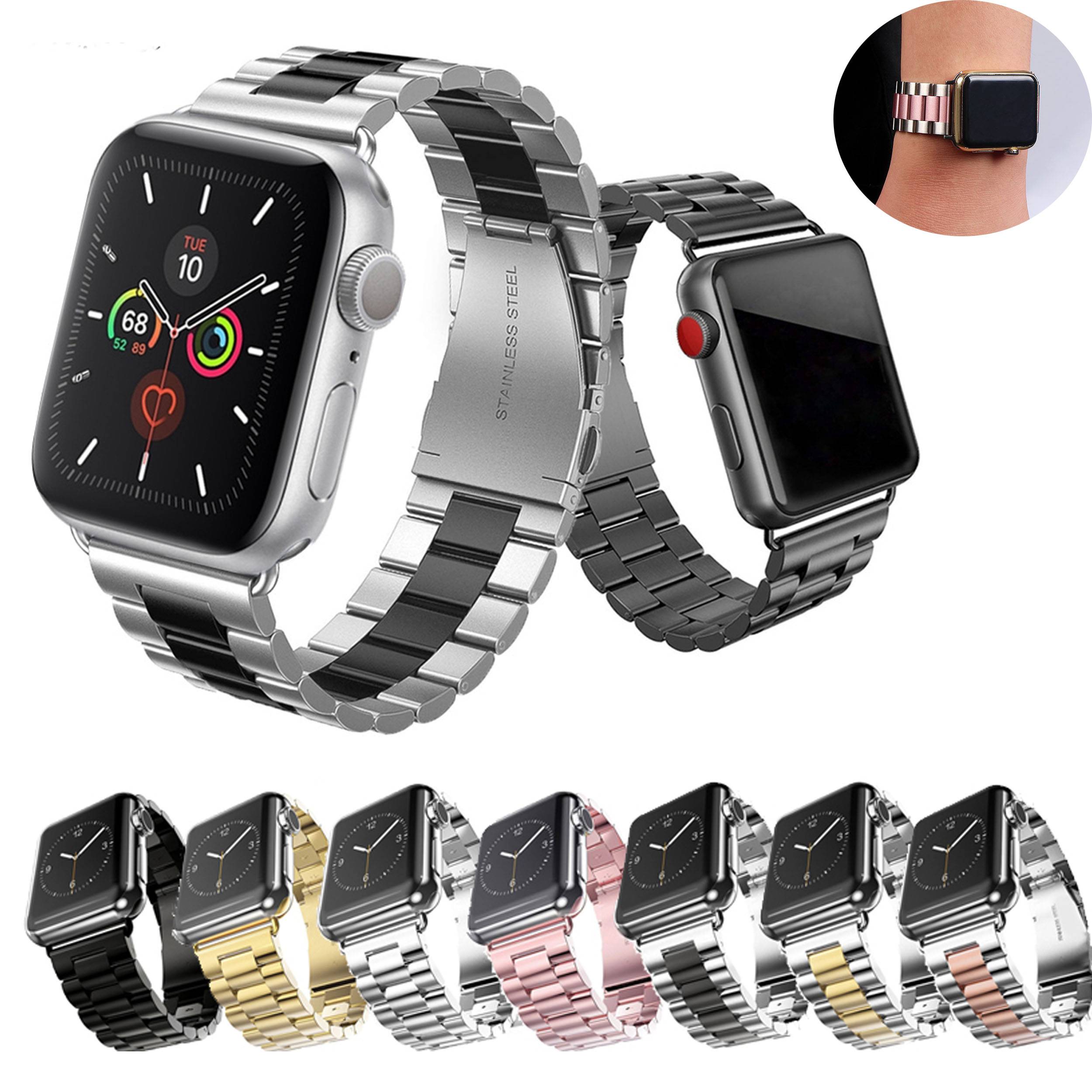 Stainless Steel Strap Apple Watch Band 42mm 44mm 40mm 38mm iwatch