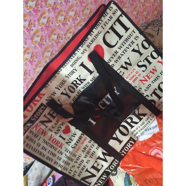 ORIGINAL 60X70CM ULTRA BIG NYLON BAG TRAVEL BAG SAKO BAG SHOPPING BAG ZIPPER BAG