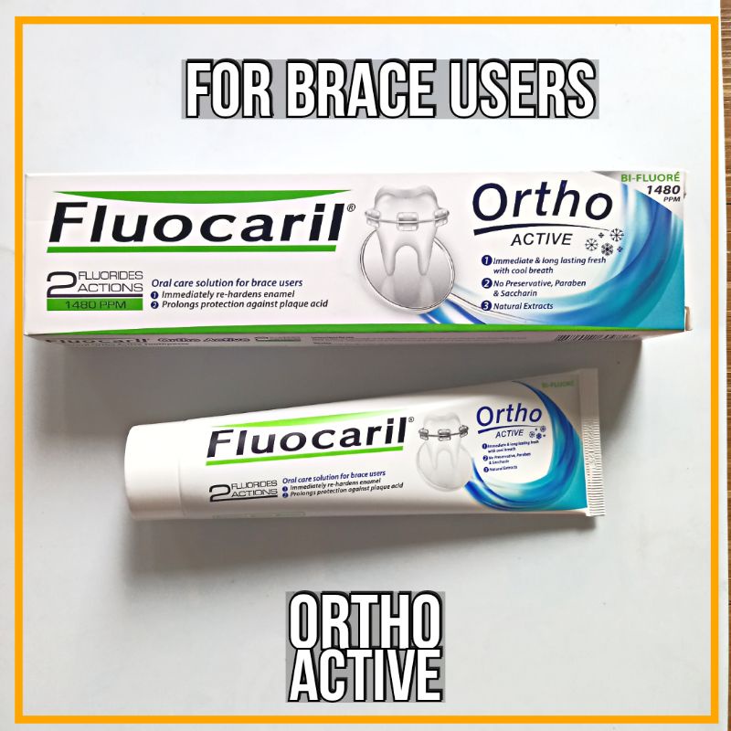 Fluocaril Ortho Active Toothpaste for Brace Users (1 Tube) Shopee