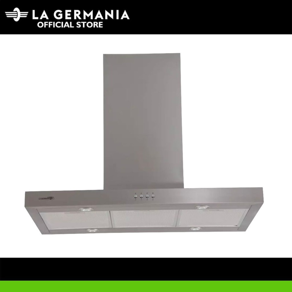 La Germania Island Hood H96.9 ( 90cm Stainless Body ) Shopee Philippines