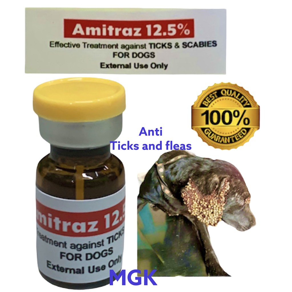 AMITRAZ LIQUID ANTI MANGE REMOVER MEDICATED TREATMENT LIQUID SPRAY TICK