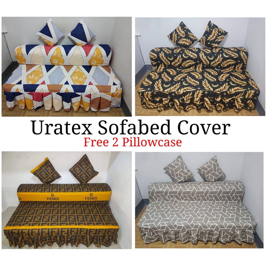 Spot Uratex Sofa Bed Cover 3in1 (Paupo Type) Shopee Philippines