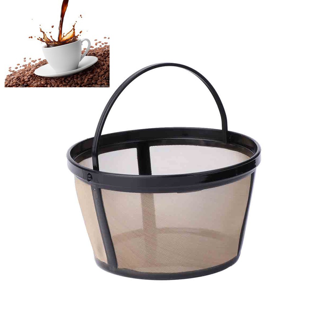 Reusable Coffee Filter Basketstyle Permanent Metal Mesh Too Shopee