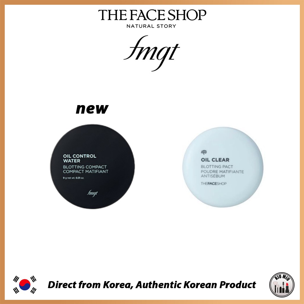 Phấn phủ kiềm dầu trong suốt Oil Control Water Blotting Compact THE