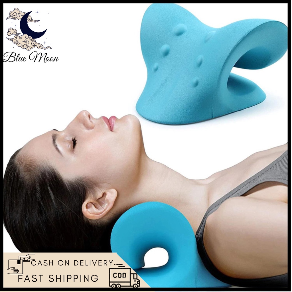Blue Moon Depot Relaxation Traction Neck and Shoulder Massage Pillow
