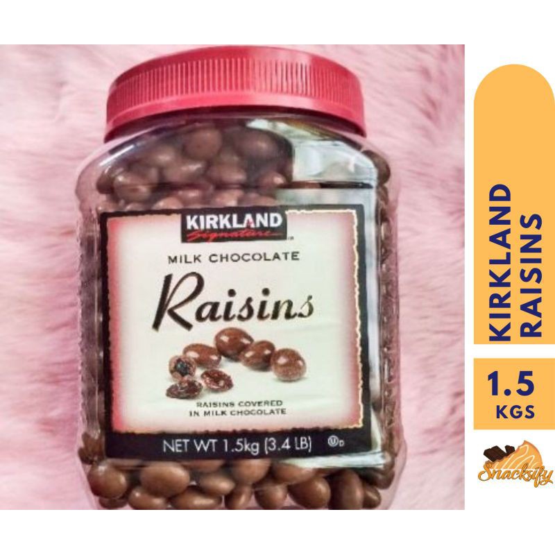 Kirkland Raisins 1.5kgs Kirkland Signature Milk Chocolate Raisins