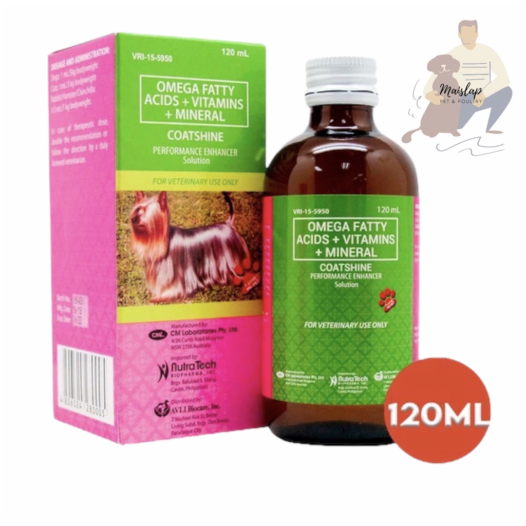 Coat Shine 120ml / CoatShine for Dogs, Cats, Rabbit, Hamster Shopee