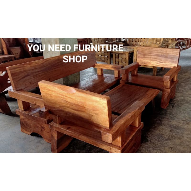 solid wood Sala sets Shopee Philippines