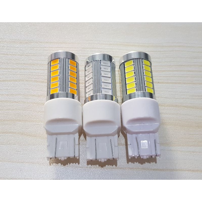 1pc t20 7443 w21/5w 21/5w led lights bulb for car drl driving lamp