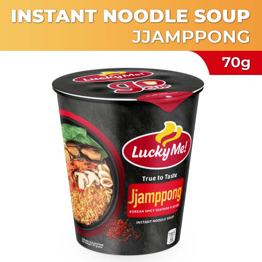Lucky Me! Go Cup Instant Noodle Soup Jjamppong 70g Shopee Philippines