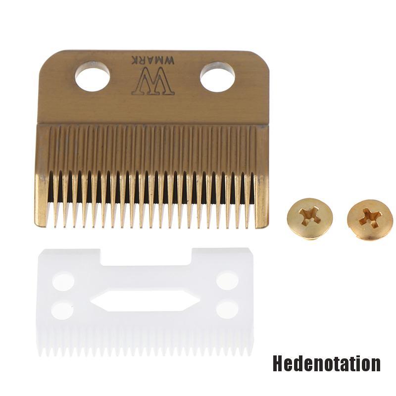 [Hedenotation] 1Set Hair Clipper Blade Golden with Ceramic Blade for