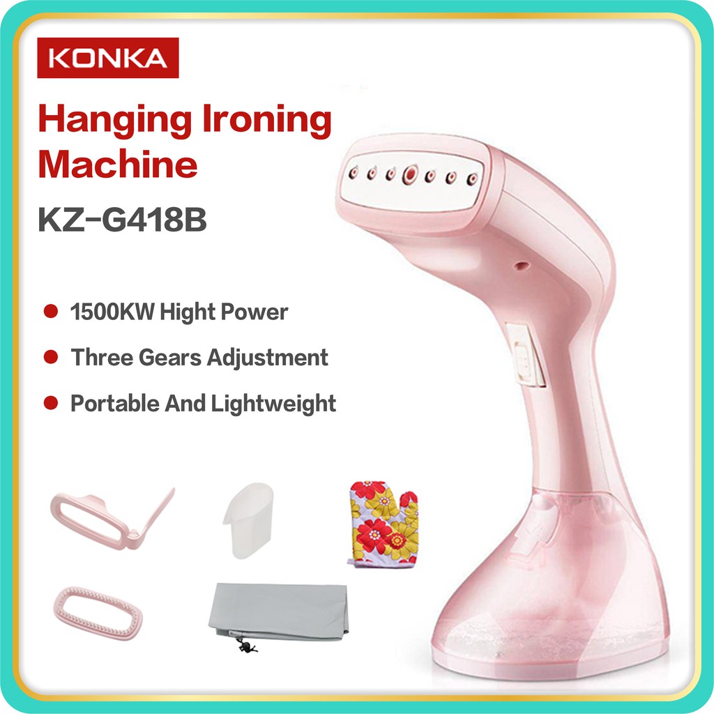 KONKA Steam Iron Portable Garment Steamer Handheld Garment Ironing Handheld iron for Home and