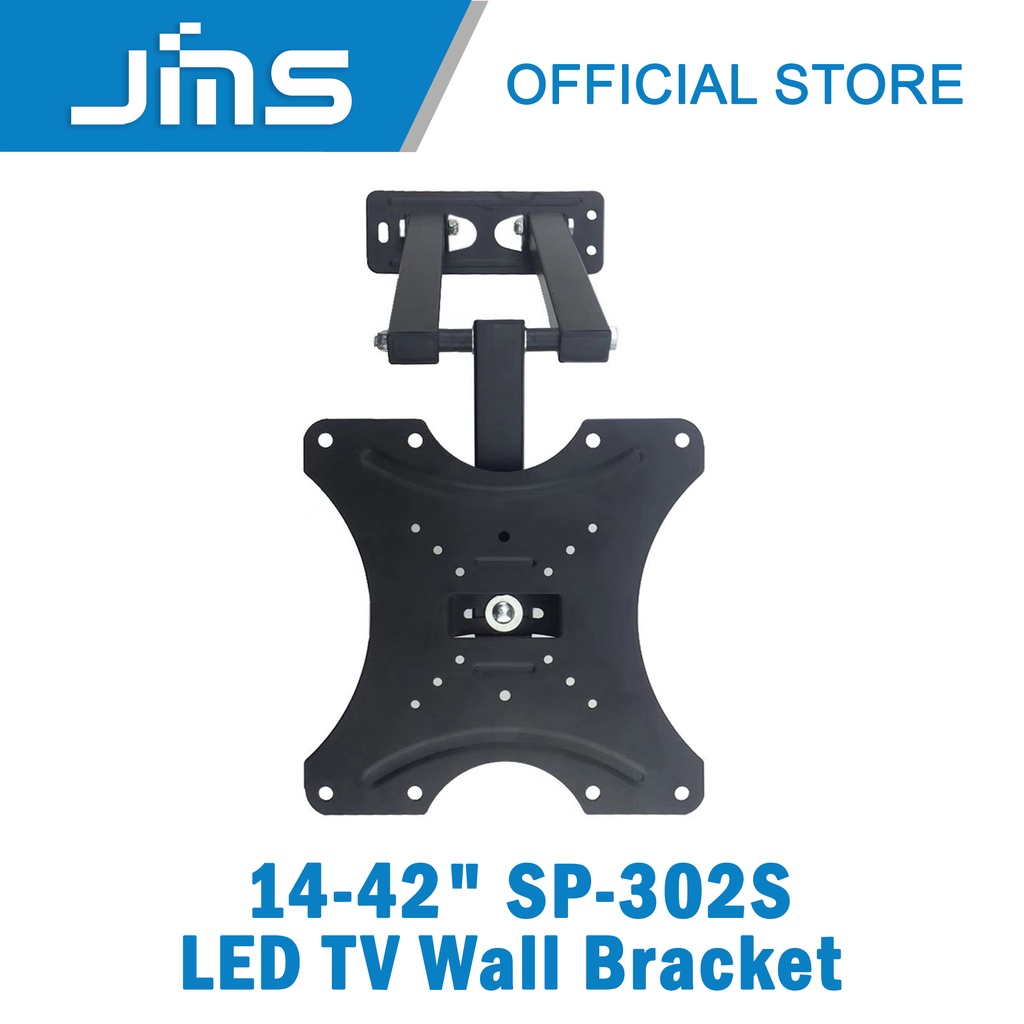 JMS 14"42" Adjustable Swivel Tilt LED TV Wall Stand Bracket Shopee