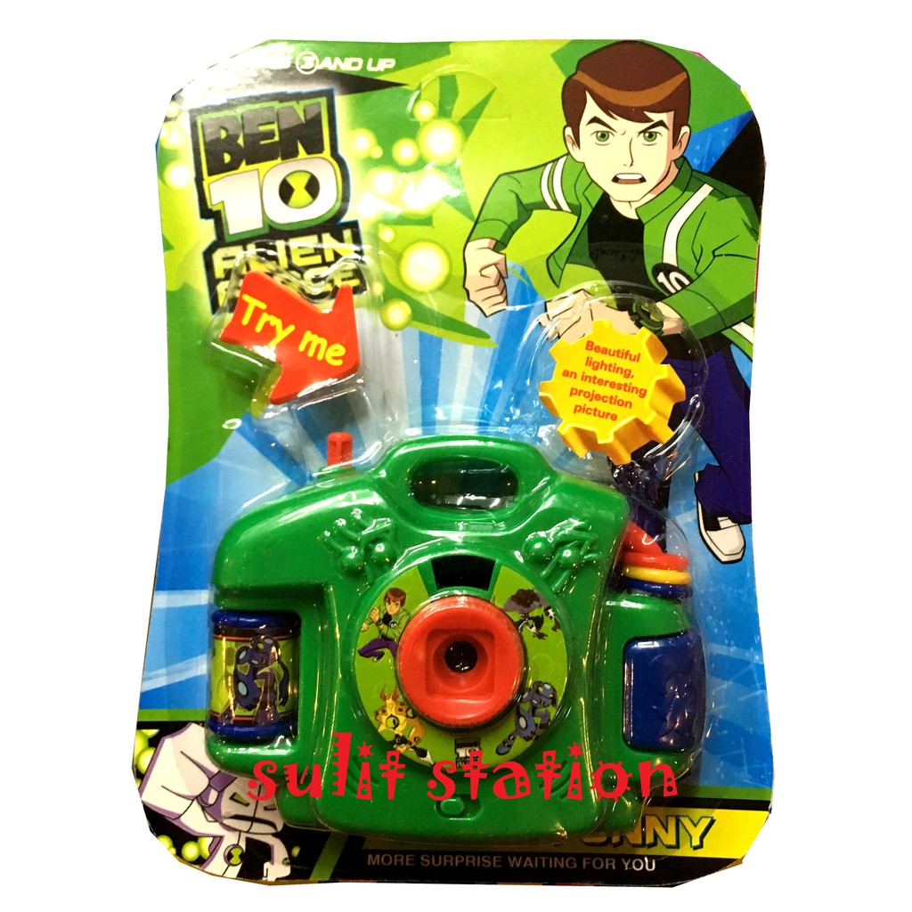 BEN 10 TEN LED LIGHTED KIDS PROJECTOR CAMERA TOYS Shopee Philippines